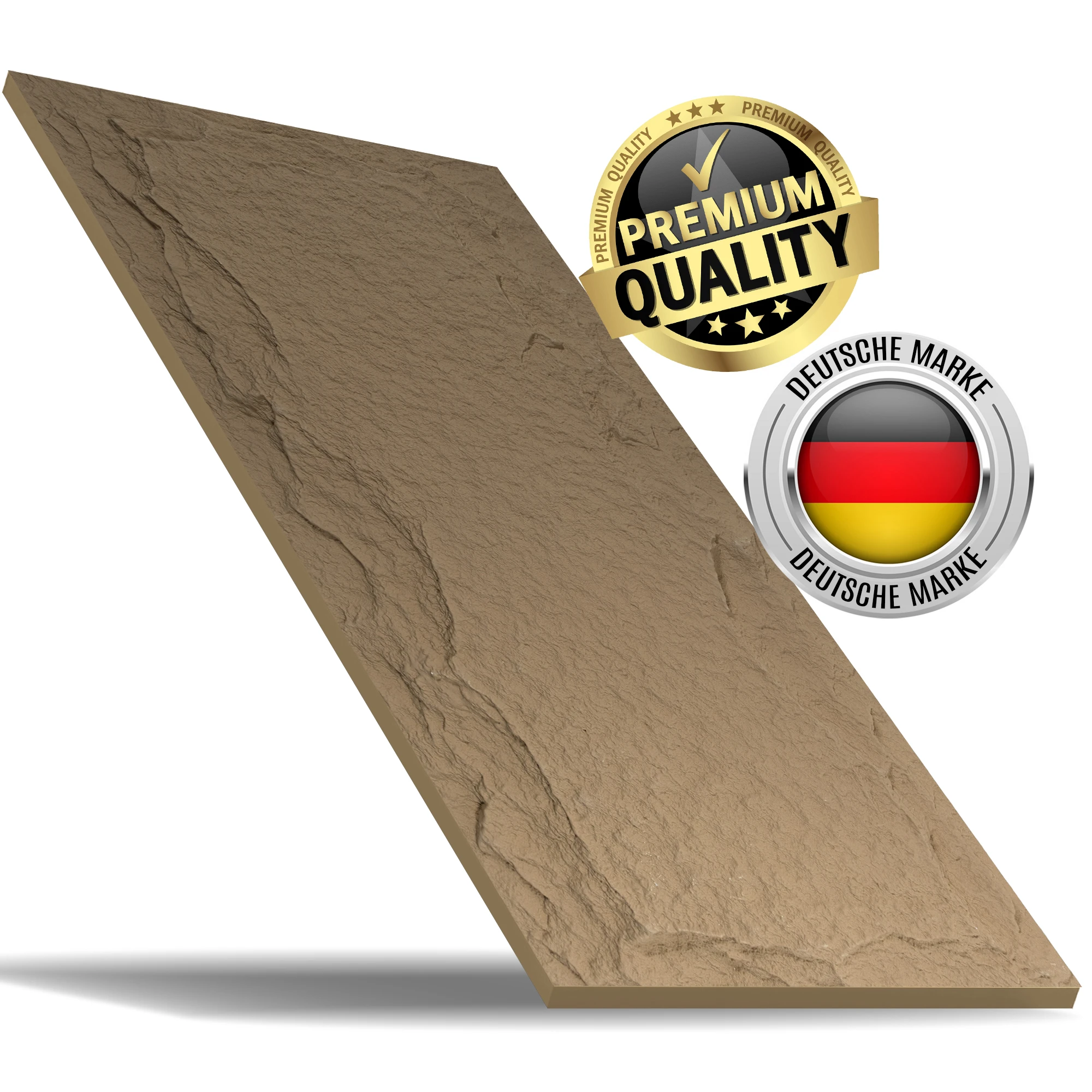 Wandpaneel Felsoptik Lehm