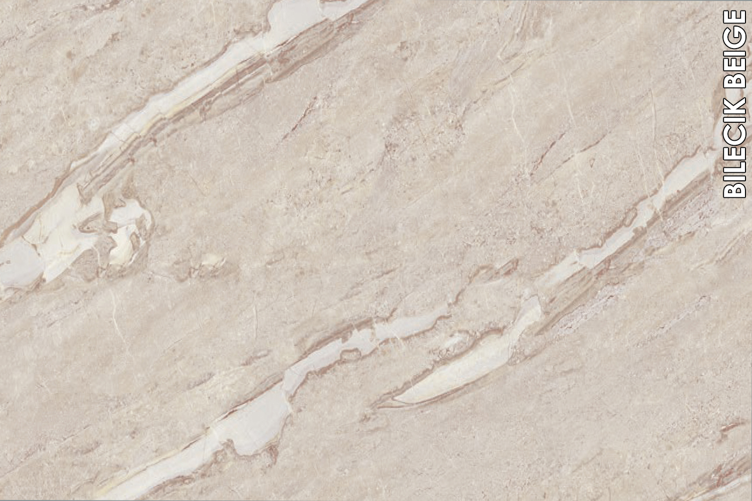 Wandpaneel/Wandfliese Bilecik Beige